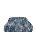 Denim Glow Clutch