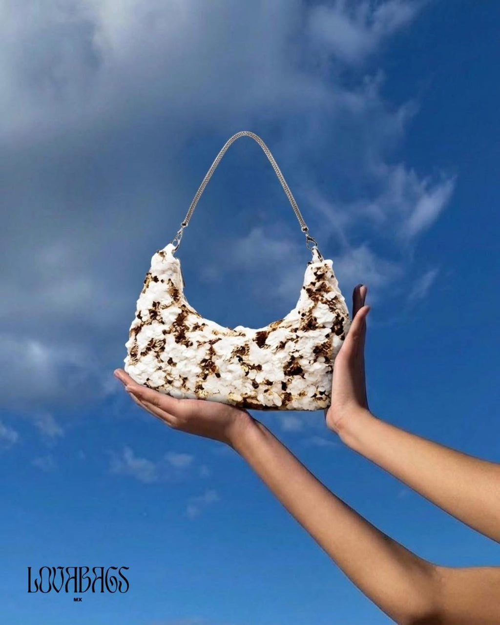Golden Marble Bag